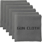 6 Pack Microfiber Gun Cleaning Cloth, Reusable Microsuede Cleaning/Polishing by Miaozhun