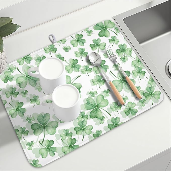 St Patrick's Day Dish Drying Mat - Image 8