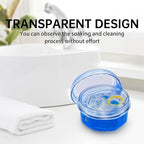 No Leak Partial Denture Case Retainer Bath Box Cup, Denture Soaking Cup False - Image 6