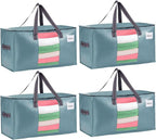 VENO 4 Pack Moving Bags, Comforter and Blanket Storage Bags by Veno