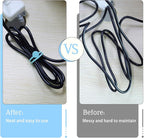 Rich&Ray 10Colors-30Pack Reusable Silicone Twist Ties, Magnetic Cable Ties - Image 2