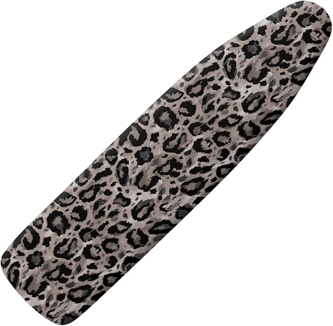 Leopard Print Ironing Board Cover, 15x54 Inch Ironing Board Protector, Standard by Wanzuoeng
