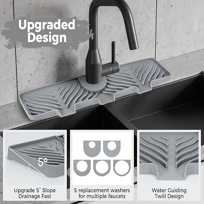 Silicone Faucet Splash Guard - Image 3