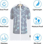 BALEINE 60'' Translucent Garment Bags, 6 Packs PEVA Dress Bag - Image 3