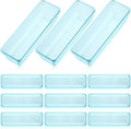 Maitys 12 Pcs Clear Drawer Organizer 9 x 3 x 2 Inches Plastic Rectangle Trays by Maitys