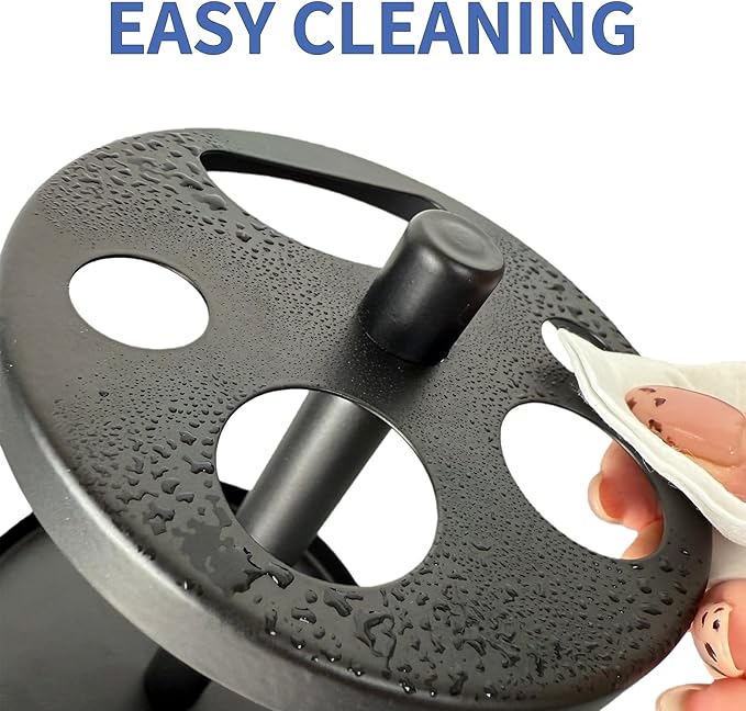 Black Metal Toothbrush Holder Stand - Image 6
