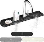 Kitchen Sink Splash Guard Gen2-30" x 6'' Silicone Sink Mat Splash Guard fit by EBIGIC