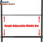 Simple Houseware Adjustable Closet Hanging Rod - Image 4