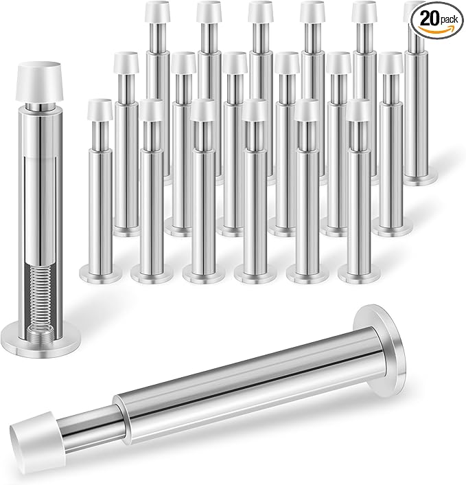 KOLAKO Door Stops, 20 Pack Spring Door Stop, 4.4 Inch Door Stoppers by KOLAKO