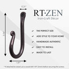 RTZEN Wall Mount Hook Set - Image 8