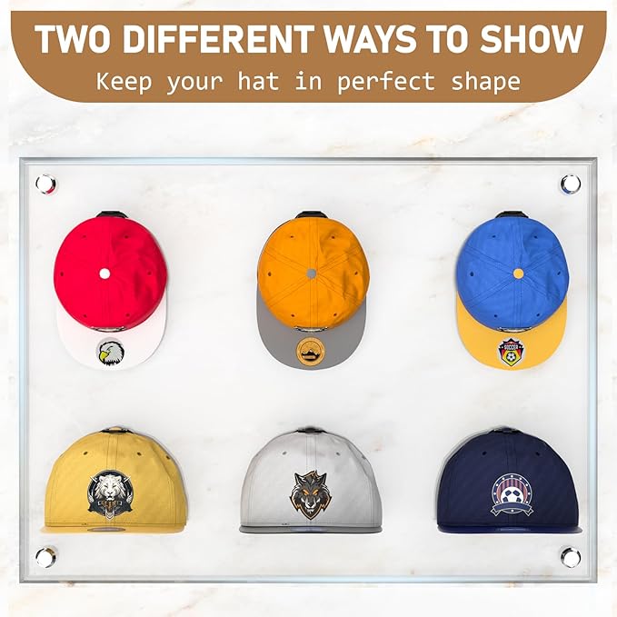 22 Pack Adhesive Hat Hooks for Wall, Super Strong Hat Rack for Baseball Caps - Image 2
