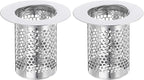 uxcell 2 Pack Shower Drain Strainers, Fit Hole Size 1.38" to 2.17" by uxcell