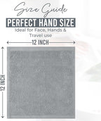 DAN RIVER 12 Pack Wash Cloths for Showering - Image 2