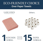 LANE LINEN 100% Cotton Kitchen Towels Set, Quick-Drying Dish Towels, Tea Towels - Image 7
