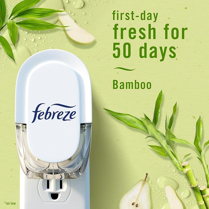 Febreze Plug-In Air Freshener, Odor-Fighting Scented Oil Starter Kit, Air - Image 4