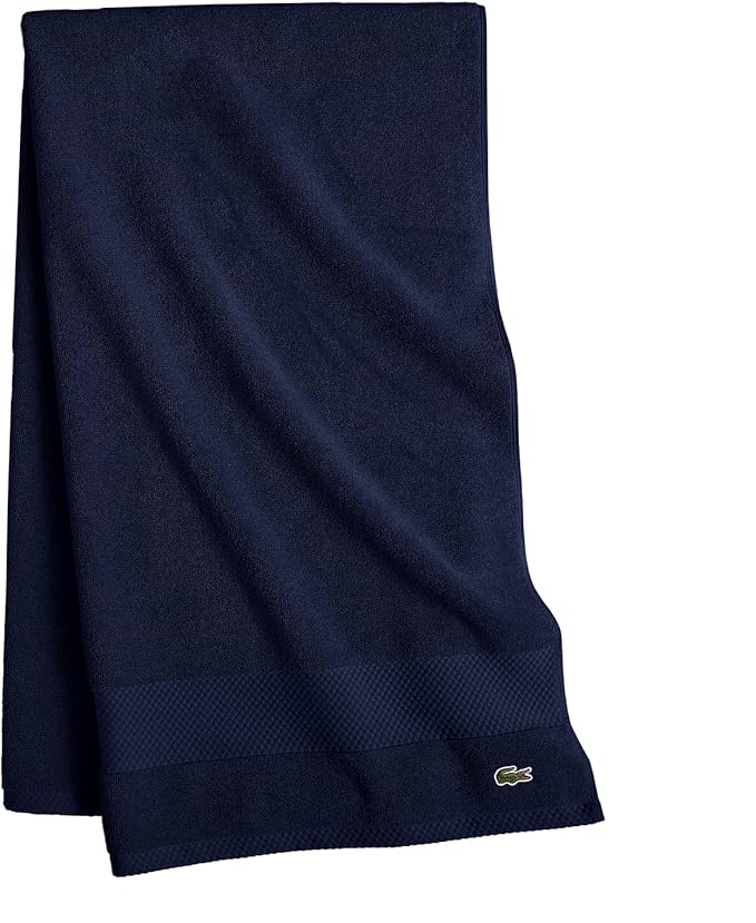 Lacoste Heritage 100% Supima Cotton Bath Towel, Premium Super Soft Bath Towel - Image 4