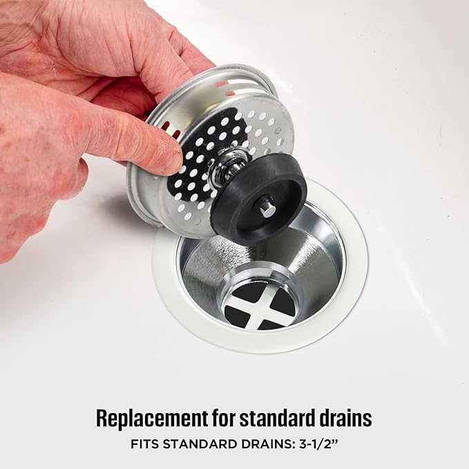 Highcraft 9843 Stainless Steel Kitchen Sink Strainer Basket-Replacement - Image 4