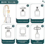 6 Pack Premium Car Air Freshener, Long Lasting Luxury Diffuser Set, Hanging - Image 9