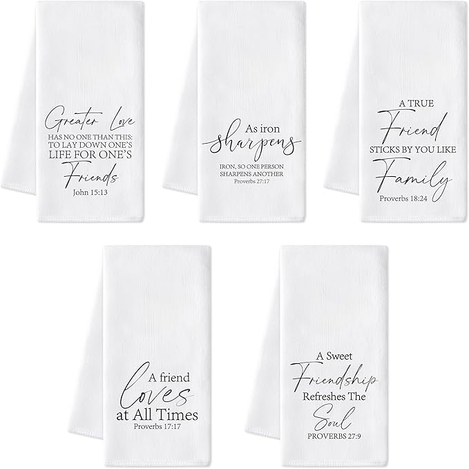 R HORSE Christian Friendship Kitchen Dish Towels by RHORSE