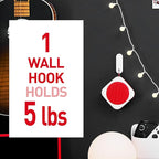 Command Large Wire Hooks, Holds up to 5 lb, 4 Hooks and 8 Strips, Damage-Free - Image 3