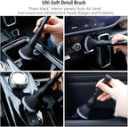 AntBooBoo 3 Pack Ultra-Soft Detailing Brush Set, Comfortable Grip and - Image 3