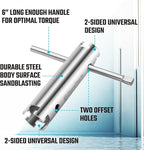 DURATECH Long Reach Basket Strainer Wrench, Universal Sink Strainer Wrench - Image 4
