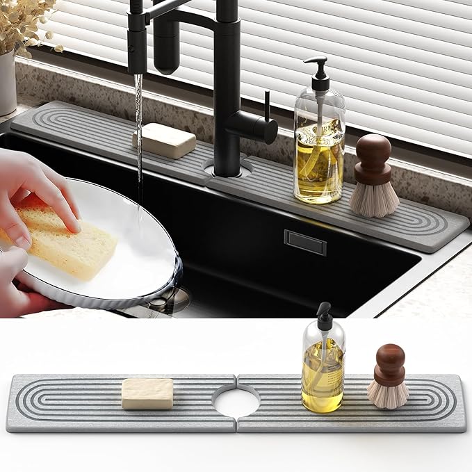Quick Dry Sink Splash Guard by SlowSLog