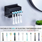 Toothbrush Head Holders, Electric Tooth Brush Head Holder, Adhesive Toothpaste - Image 7