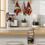 Boyiee Set of 6 Coffee Kitchen Towels Brown Dish Towels 24 x 16 Inches - Image 7