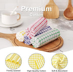 Kitinjoy Cotton 8 Pack Terry Kitchen Dish Cloths, 12 x 12 Inches Super Soft and - Image 2