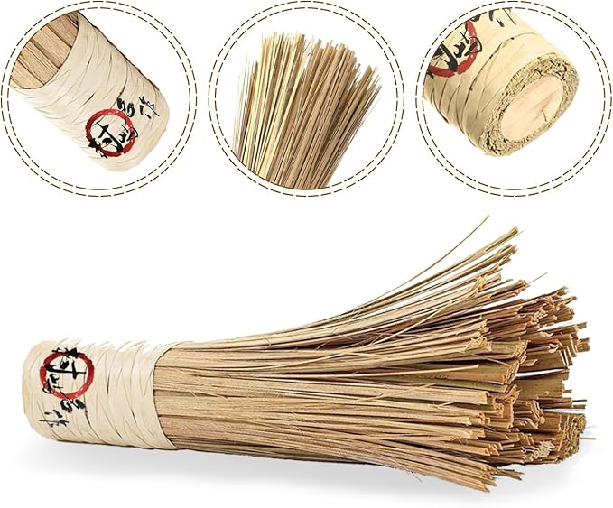 12-Inch Bamboo Wok Brush, Flat Brush, Kitchen Cleaning Brushes - Image 2