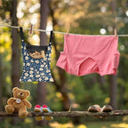 Clothes Pin Hanging Bag with Big Opening Storage Clothes Pins & Mini Clothespins - Image 3