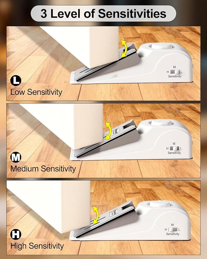 2 Pack Door Stop Alarm, Door Stopper - Image 4