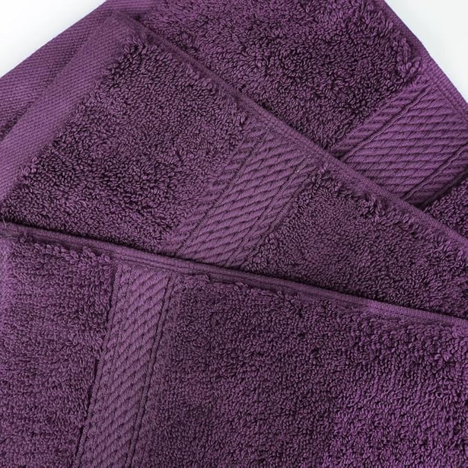 SUPERIOR Egyptian Cotton Pile 3 Piece Towel Set, Includes 1 Bath, 1 Hand - Image 5