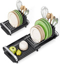Small Dish Drying Rack, Mini Expandable Compact Dish Rack, Slim Extendable by TOOLF