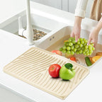 Silicone Dish Drying Mat for Kitchen Counter, Dish Drying Pad, Non-Slip Drain - Image 6