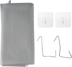 QWORK 2-Pack Hanging Laundry Hamper Bag, Over the Door Laundry Bag Saving - Image 3
