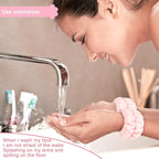 2pcs Wrist Bands for Washing Face, Microfiber Face Washing Wristbands, Arm - Image 4