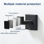 Towel Hooks for Bathrooms, Matte Black Towel Hook for Kitchen Bathroom - Image 6