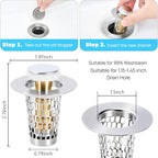 Bathroom Sink Drain Stoppers - Image 4
