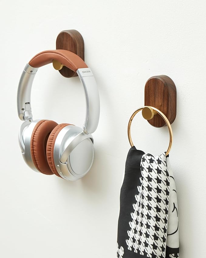 Wood Coat Hooks Wall Mount - Image 2