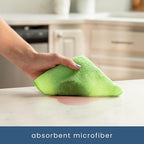 S&T INC. 200 Pack Microfiber Cleaning Cloth, Bulk Towels - Image 2