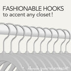 50 Pack Ultra-Thin Plastic Clothes Hangers - Image 3