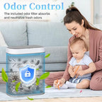 Bathroom Small Trash Can with Automatic Touchless Lid, 2.6 Gallon Smart Garbage - Image 4