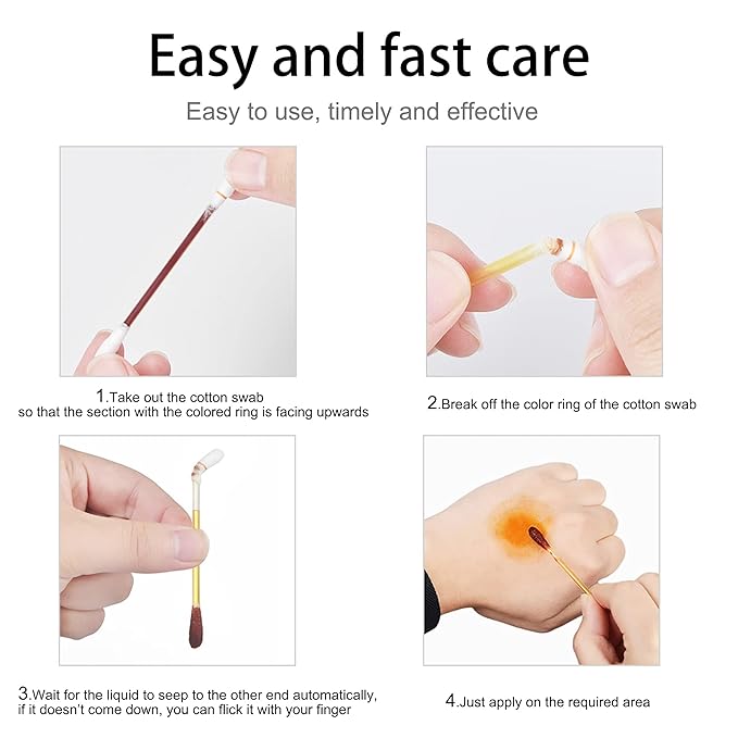 50 Disposable Iodophor Swabs Outdoor Supplies Medical Iodine Individually - Image 5