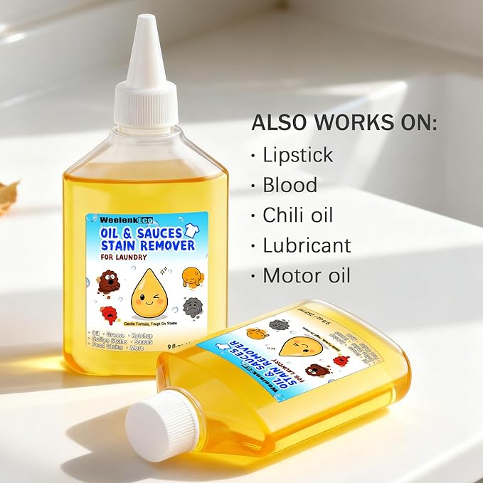 Instant Oil Stain Remover For Fabric – Effectively Eliminates Food Grease - Image 8