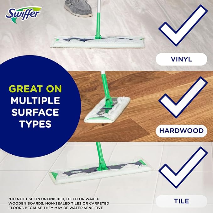 Swiffer Sweep + Mop XL, Broom & Mop Alternative, Floor Cleaner - Image 4