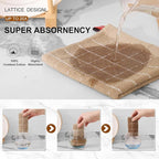 Mordimy 100% Cotton Terry Cloth Dish Cloths, Soft and Absorbent Checkered Dish - Image 3