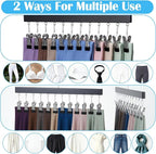 Legging Organizer for Closet 4 Pack, Pants Leggings Hangers - Image 6