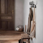 Ambipolar 3-Pack Fleur de lis Plate Style Coat Hooks, Vintage Black Hooks - Image 5